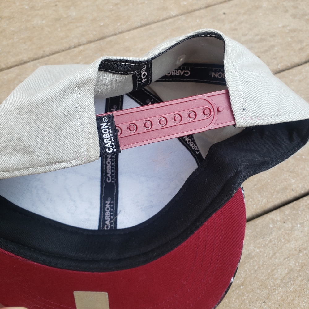Carbon Elements California bear print snapback flat brim cap - Picture 3 of 5
